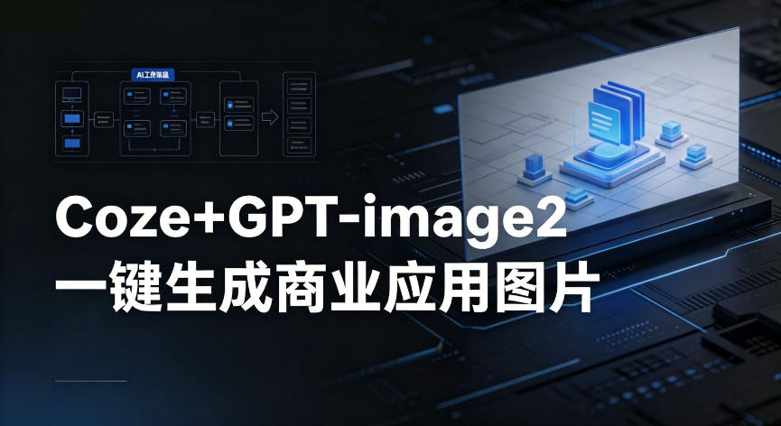 【Coze工作流搭建实操教程】coze+GPT-image2一键生成商业应用图片，全流程保姆级教学-项目汇