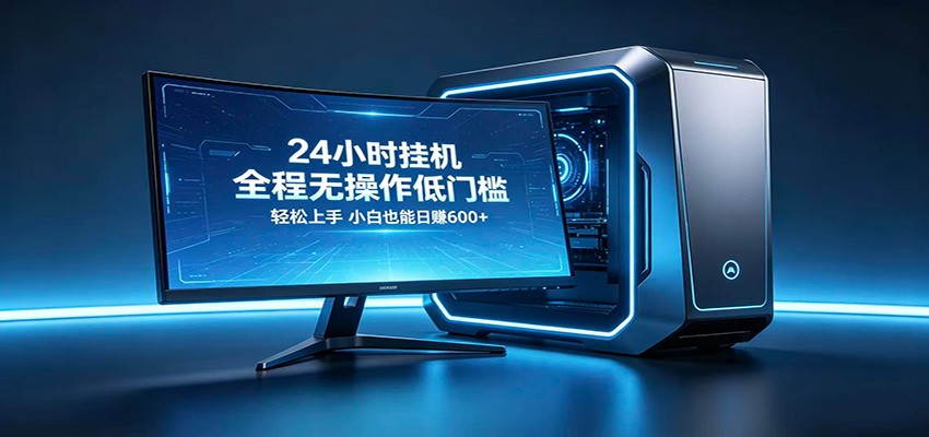 三角洲自动跑刀，纯自动挂机项目，零基础小白躺赚无忧-项目汇