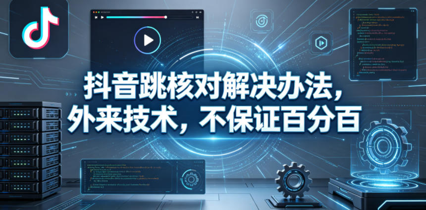 抖音跳核对解决办法，外来技术，不保证百分百-项目汇
