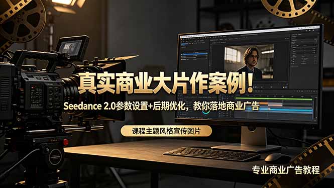 真实商业大片作案例！Seedance 2.0参数设置+后期优化，教你落地商业广告-项目汇