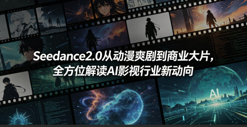 Seedance2.0从动漫爽剧到商业大片，全方位解读AI影视行业新动向-项目汇