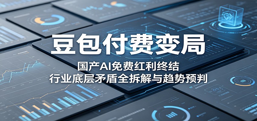 豆包付费变局：国产AI免费红利终结，行业底层矛盾全拆解与趋势预判-项目汇