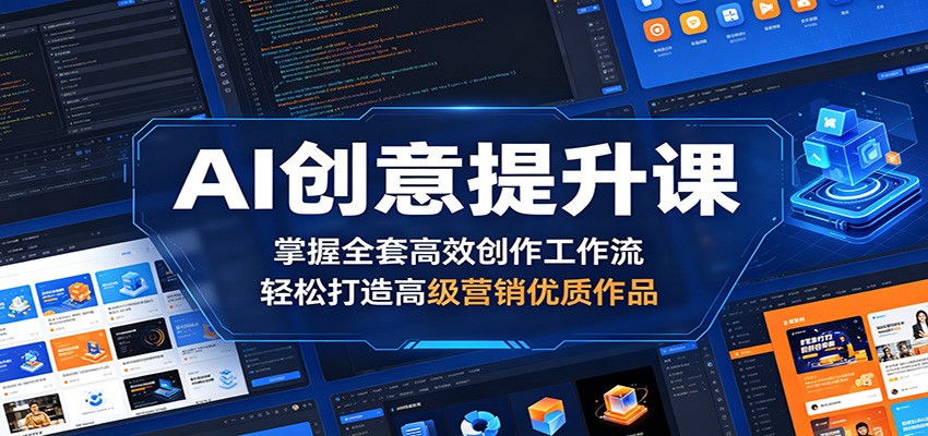 AI创意提升课：掌握全套高效创作工作流，轻松打造高级营销优质作品-项目汇