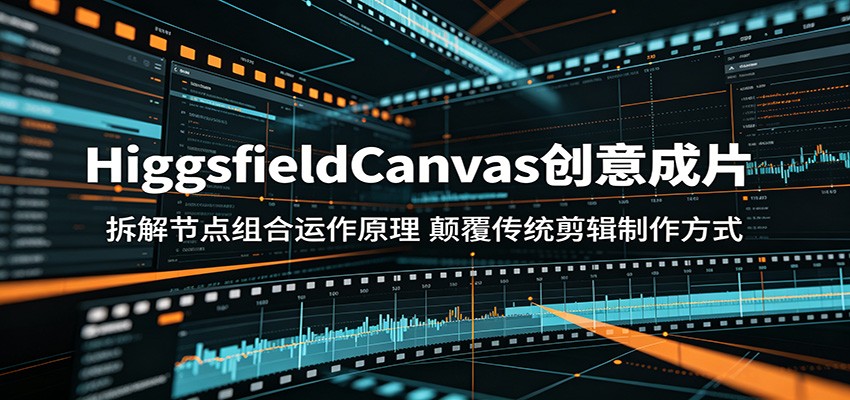 HiggsfieldCanvas创意成片：拆解节点组合运作原理，颠覆传统剪辑制作方式-项目汇