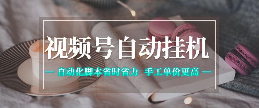 视频号自动挂G项目,自动化脚本省时省力,手工单价更高,日入300+全网最稳【揭秘】-项目汇