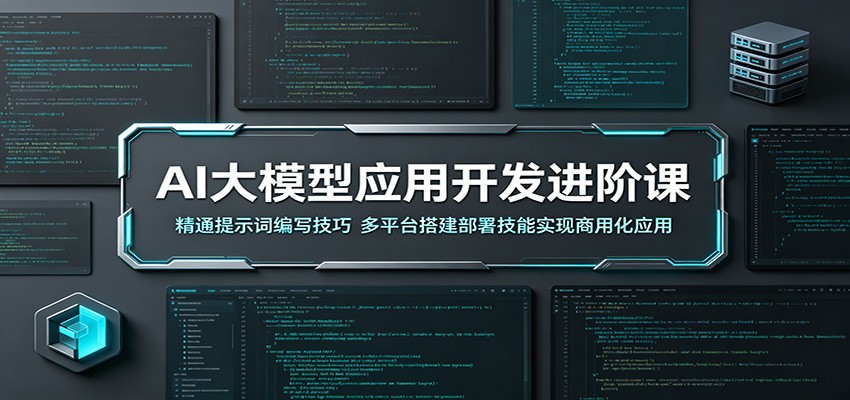 AI大模型应用开发进阶课:精通提示词编写技巧,多平台搭建部署技能实现商用化应用-项目汇
