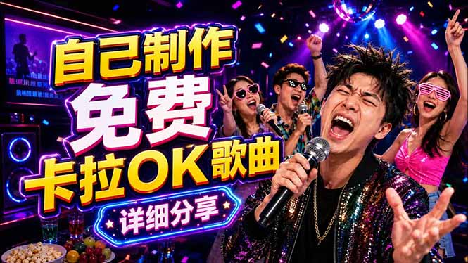 免费卡拉OK歌曲制作全攻略:音轨分离字幕制作,零基础快速做出专业K歌视频-项目汇