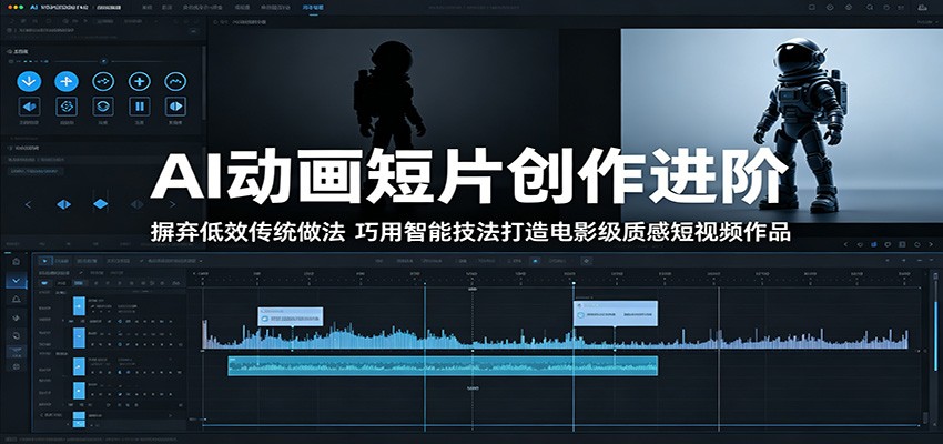 AI动画短片创作进阶：摒弃低效传统做法，巧用智能技法打造电影级质感短视频作品-项目汇