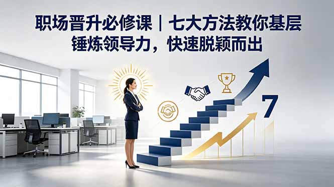 付费文章:职场晋升必修课|七大方法教你基层锤炼领导力,快速脱颖而出-项目汇