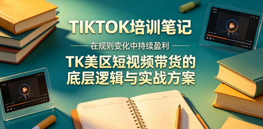 视界跨境TIKTOK4月17培训笔记,在规则变化中持续盈利,TK美区短视频带货的底层逻辑与实战方案【文档】-项目汇