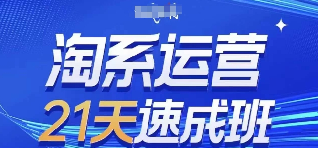 淘系运营21天速成班，0基础轻松搞定淘系运营，不做假把式，快速复制落地(更新26年5月)-项目汇