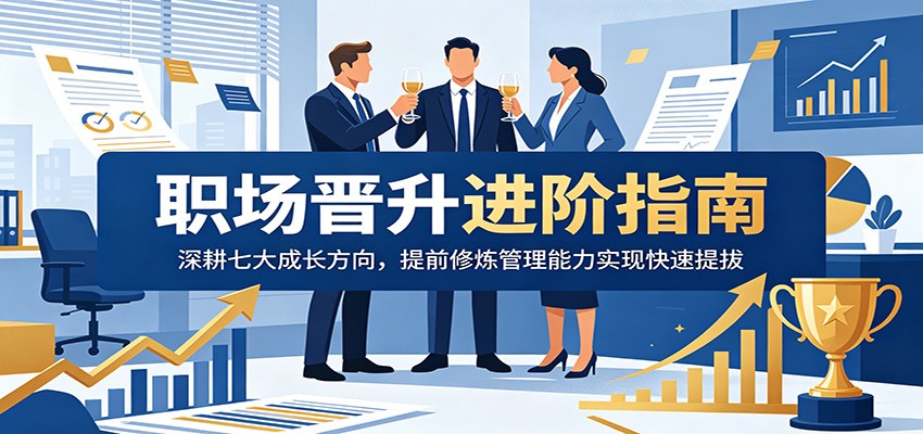 职场晋升进阶指南:深耕七大成长方向,提前修炼管理能力实现快速提拔-项目汇