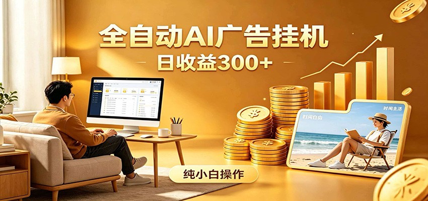 AI风口项目,全程解放双手,后台自动运行赚取收益,每天稳定收益300+-项目汇