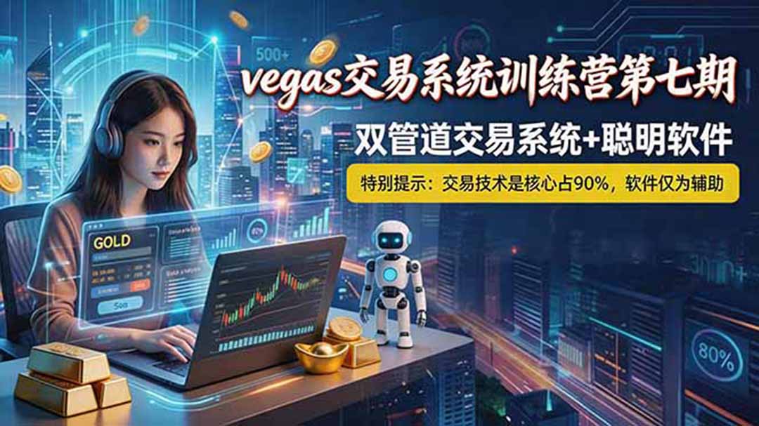 【海外美金AI搬砖】Vegas交易技术+聪明软件, 黄金期货日赚50-1000U, 长期稳定,小白轻松上手-项目汇