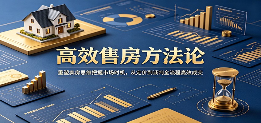 高效售房方法论：重塑卖房思维把握市场时机，从定价到谈判全流程高效成交-项目汇