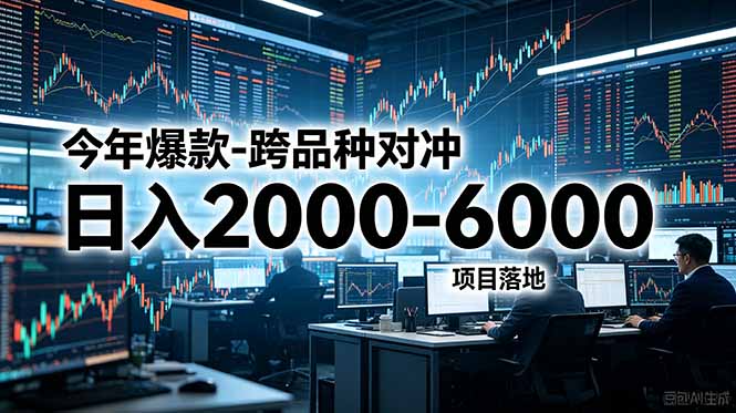 今年爆款-跨品种对冲日入2000-6000,项目落地!-项目汇