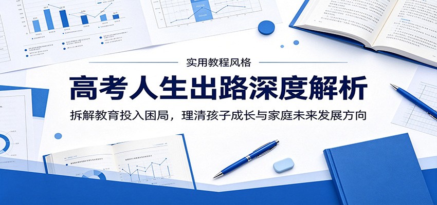 高考人生出路深度解析：拆解教育投入困局，理清孩子成长与家庭未来发展方向-项目汇