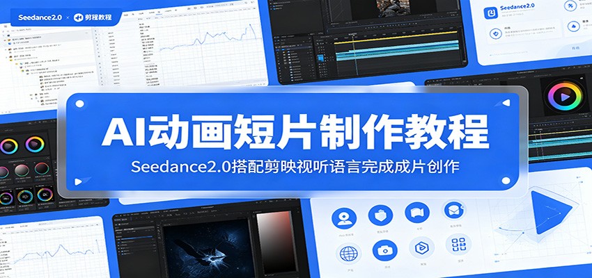 AI动画短片制作教程:Seedance2.0搭配剪映视听语言完成成片创作-项目汇