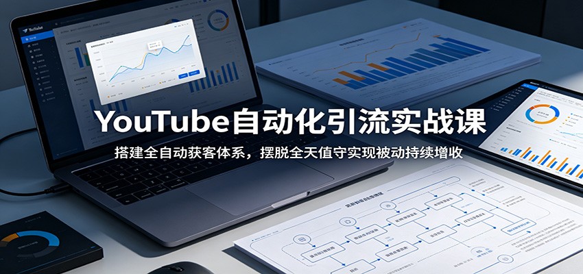 YouTube自动化引流实战课:搭建全自动获客体系,摆脱全天值守实现被动持续增收-项目汇