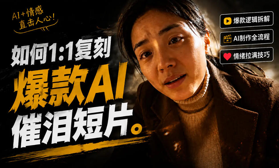 豆包+Gemini生成真人AI短剧-拆解复刻百万爆款第一人称短片,一站式讲透爆款复刻全流程-项目汇
