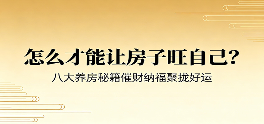付费文章《怎么才能让房子旺自己？》八大养房秘籍催财纳福聚拢好运-项目汇