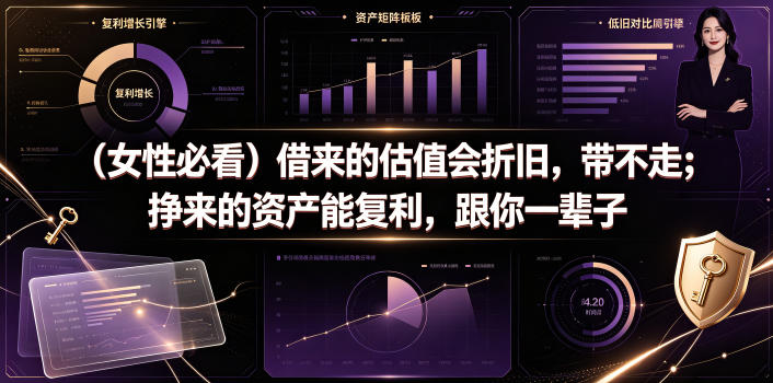 付费文章：(女性必看)借来的估值会折旧，带不走；挣来的资产能复利，跟你一辈子-项目汇