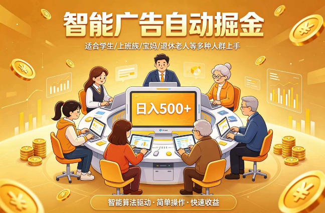 2026年最好做的项目：自动掘金项目，小白轻易上手，单日轻松收入500+【揭秘】-项目汇