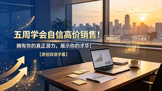 五周学会自信高价销售！拥有你的真正潜力，展示你的才华！【原创双语字幕】-项目汇
