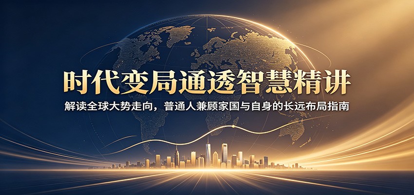时代变局通透智慧精讲：解读全球大势走向，普通人兼顾家国与自身的长远布局指南-项目汇