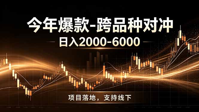 全新跨品种对冲模式上线！日稳定盈利 2000-6000，合规长久可批量放大-项目汇