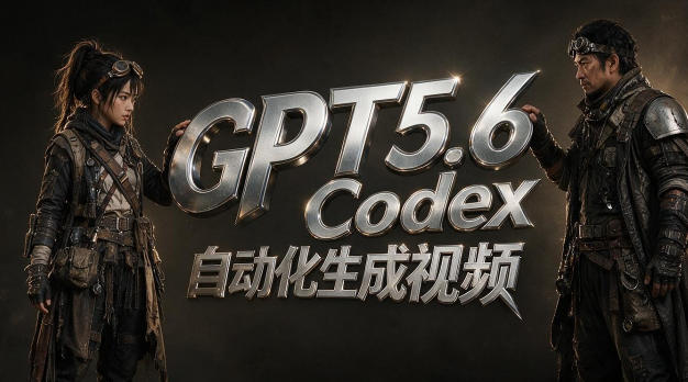 GPT5.6+Codex自动化视频生成:提示词设计×角色设定×封面海报×工作流思路,高效产出AI视频-项目汇