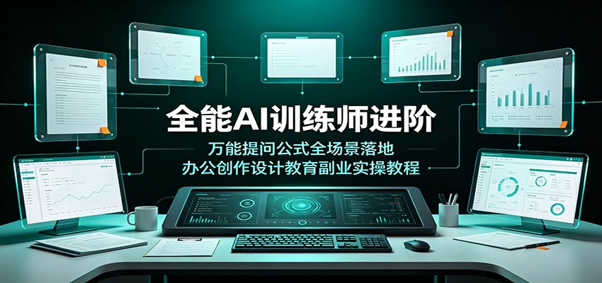 全能AI训练师进阶:万能提问公式全场景落地,办公创作设计教育副业实操教程-项目汇