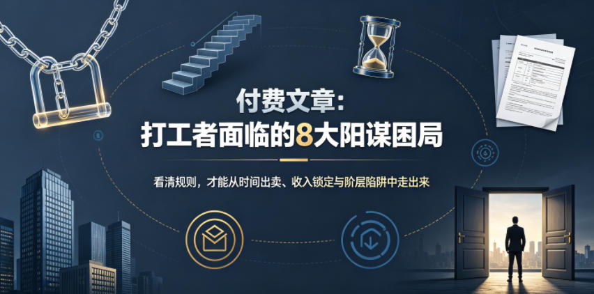 付费文章：打工者面临的8大阳谋困局-项目汇