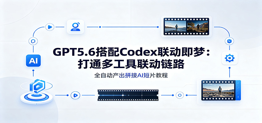 GPT5.6搭配Codex联动即梦:打通多工具联动链路,全自动产出拼接AI短片教程-项目汇