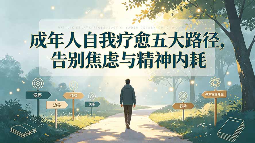 付费文章:成年人自我疗愈五大路径,告别焦虑与精神内耗-项目汇
