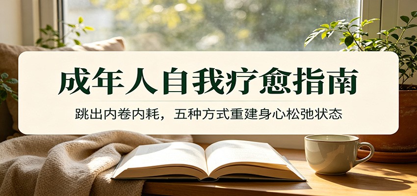成年人自我疗愈指南:跳出内卷内耗,五种方式重建身心松弛状态-项目汇