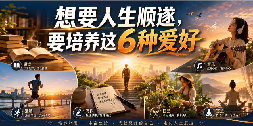 公众号付费文章:想要人生顺遂,要培养这6种爱好-项目汇