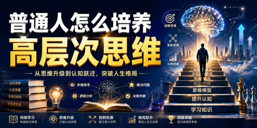 公众号付费文章:普通人怎么培养高层次思维-项目汇