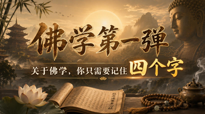 付费文章:佛学第一弹,关于佛学,你只需要记住四个字-项目汇