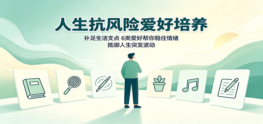 人生抗风险爱好培养:补足生活支点,6类爱好帮你稳住情绪,抵御人生突发波动-项目汇
