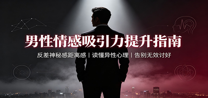 男性情感吸引力提升指南：反差神秘感距离感，读懂异性心理，告别无效讨好-项目汇