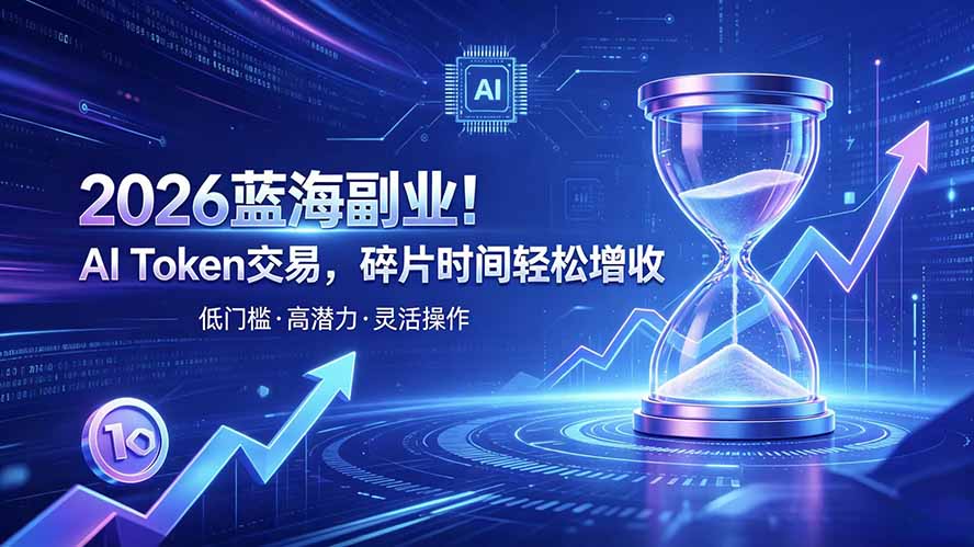 AI Token算力赛道!普通人可入局的数字副业-项目汇