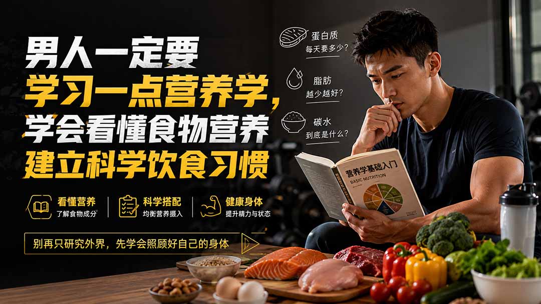 付费文章：男人一定要学习一点营养学，学会看懂食物营养建立科学饮食习惯-项目汇