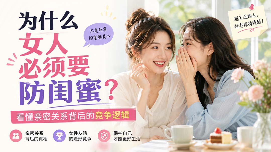 付费文章：为什么女人必须要防闺蜜？看懂亲密关系背后的竞争逻辑-项目汇